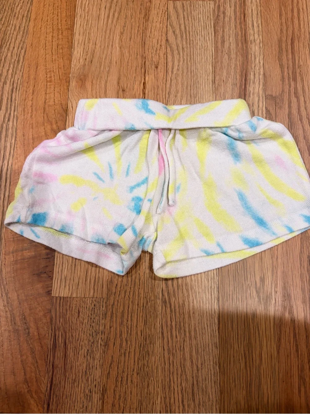 Denny’s Fornia brand toddler girl tie dye shorts